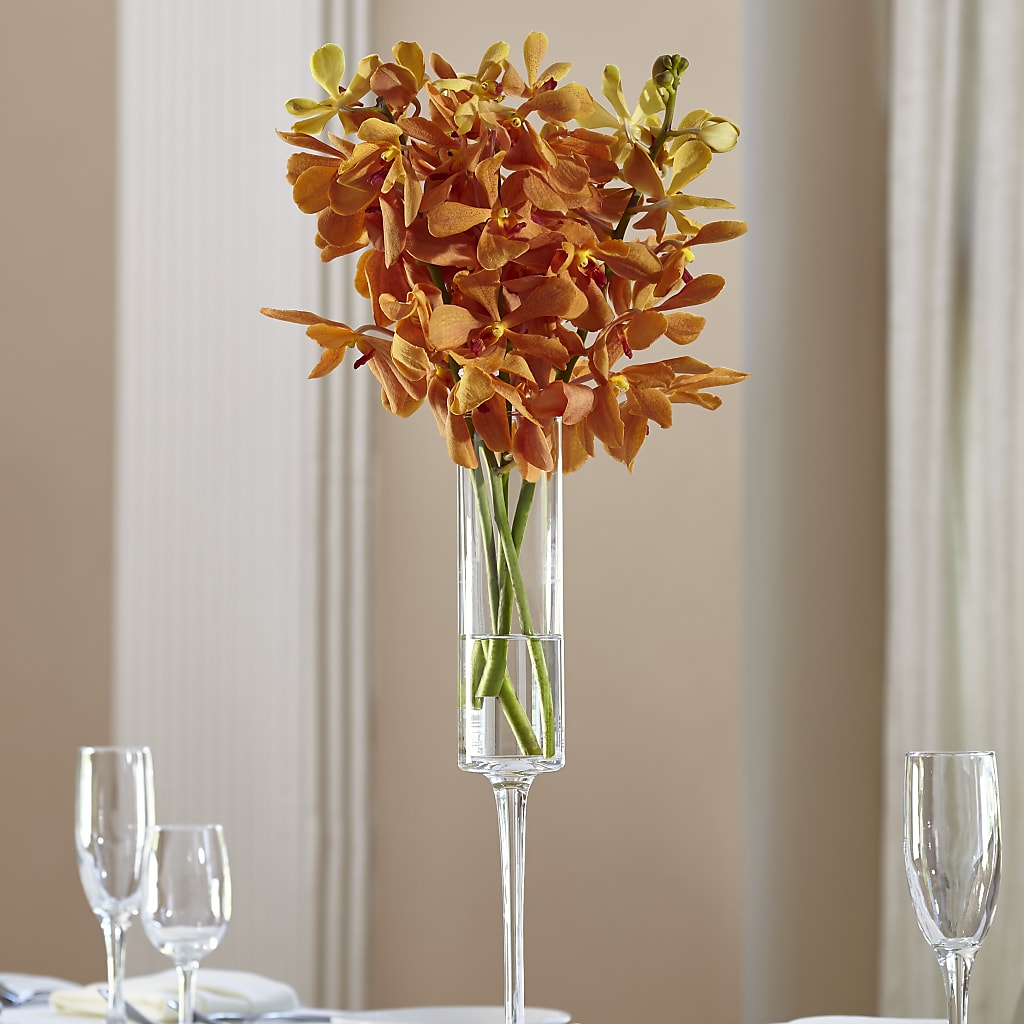 Orange Mokara Bouquet – Blooms By Vickrey, Camp Hill PA