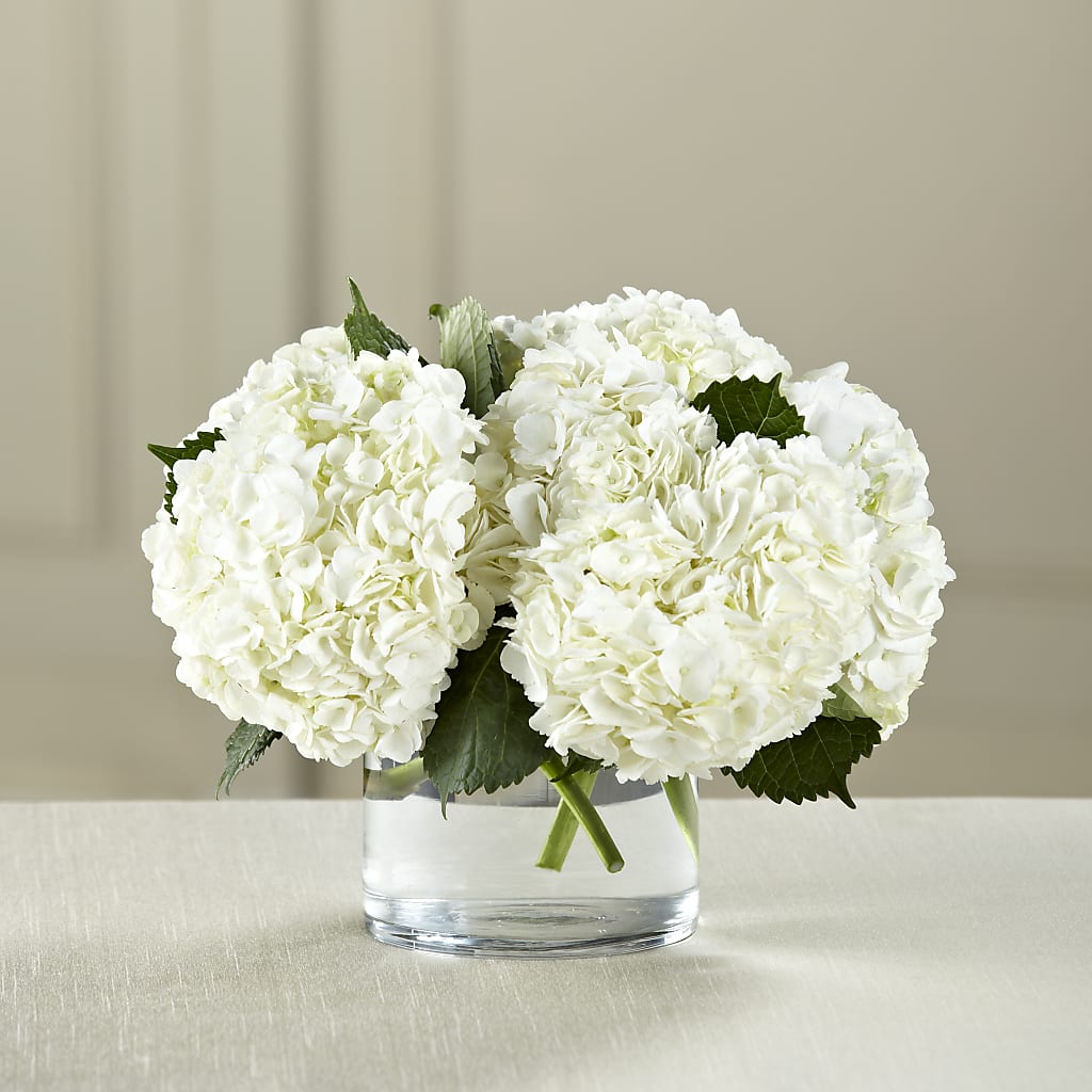 White Hydrangea Bouquet – Blooms By Vickrey, Camp Hill PA
