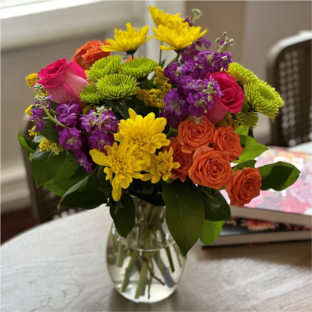 Bold & Bright – A Florist Original –  Blooms By Vickrey, Camp Hill PA