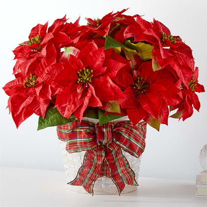 Happiest Holidays Poinsettia –  Blooms By Vickrey, Camp Hill PA