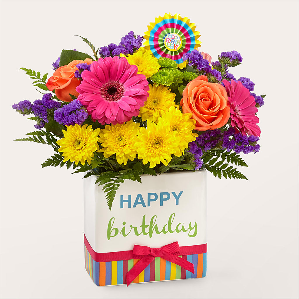 Birthday Brights Bouquet –  Blooms By Vickrey, Camp Hill PA
