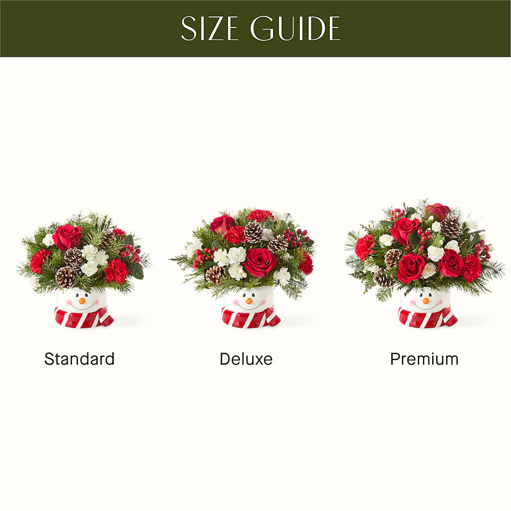 Jolly Snowman Bouquet –  Blooms By Vickrey, Camp Hill PA