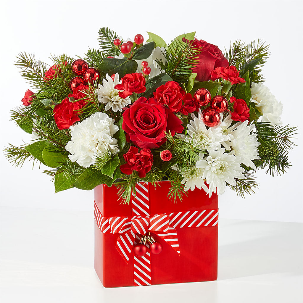 Presents Under the Tree Bouquet –  Blooms By Vickrey, Camp Hill PA