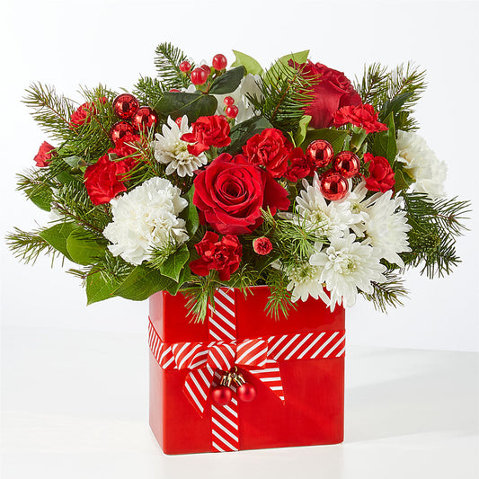 Presents Under the Tree Bouquet –  Blooms By Vickrey, Camp Hill PA