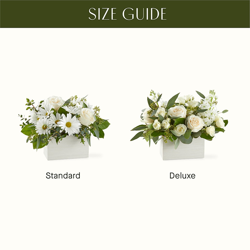 Fresh Linen Box Bouquet –  Blooms By Vickrey, Camp Hill PA