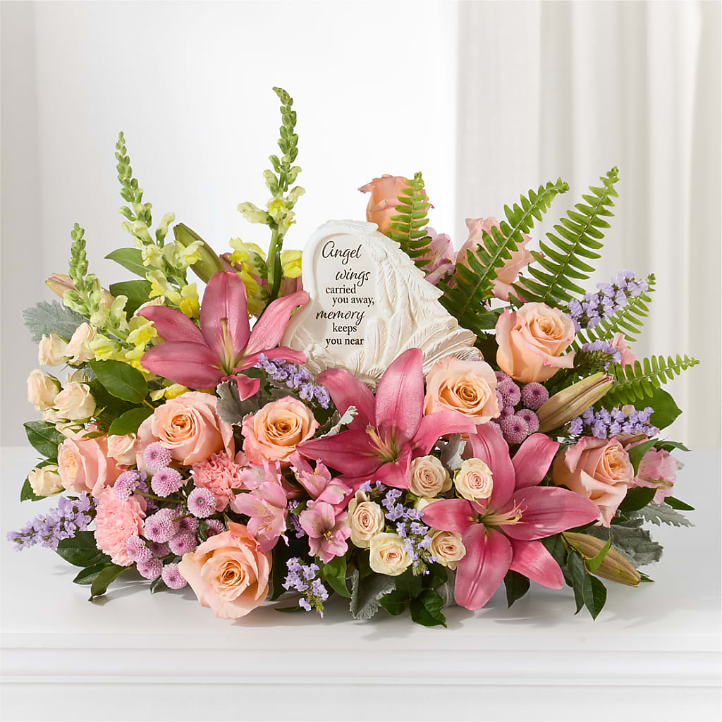 Gentle Light Arrangement –  Blooms By Vickrey, Camp Hill PA