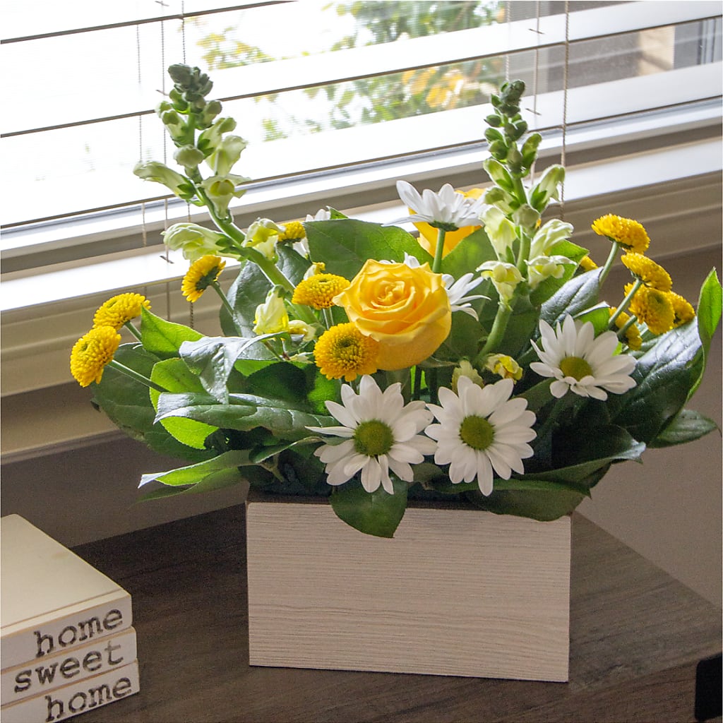 Sun Salutation Box Bouquet –  Blooms By Vickrey, Camp Hill PA