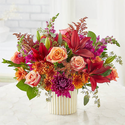 Burgundy Landscape Bouquet –  Blooms By Vickrey, Camp Hill PA