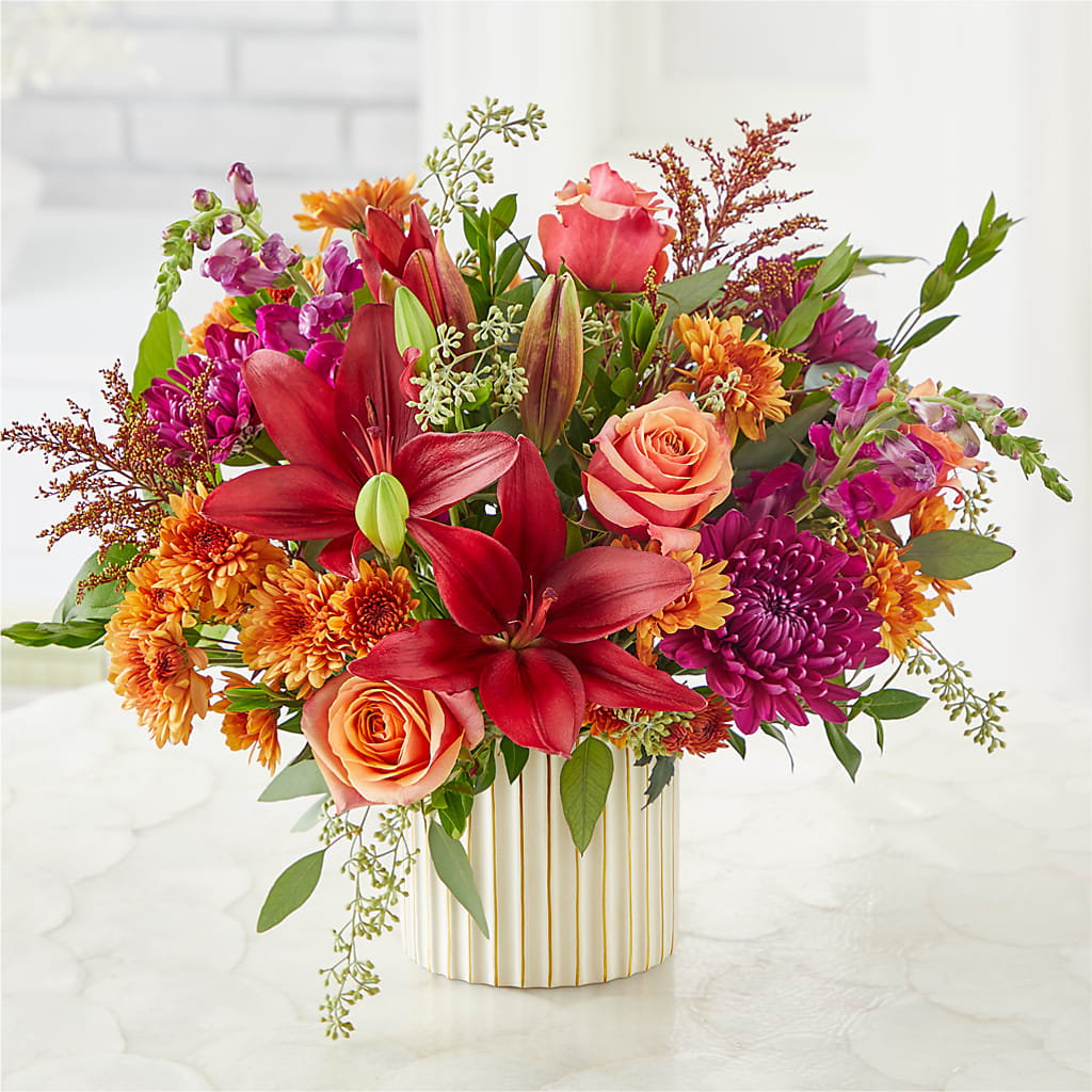 Burgundy Landscape Bouquet –  Blooms By Vickrey, Camp Hill PA