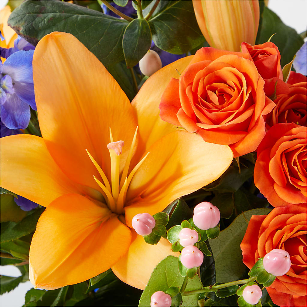 Radiant Citrus Bouquet –  Blooms By Vickrey, Camp Hill PA