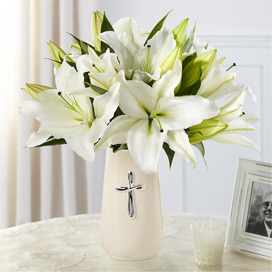 Faithful Blessings Bouquet –  Blooms By Vickrey, Camp Hill PA