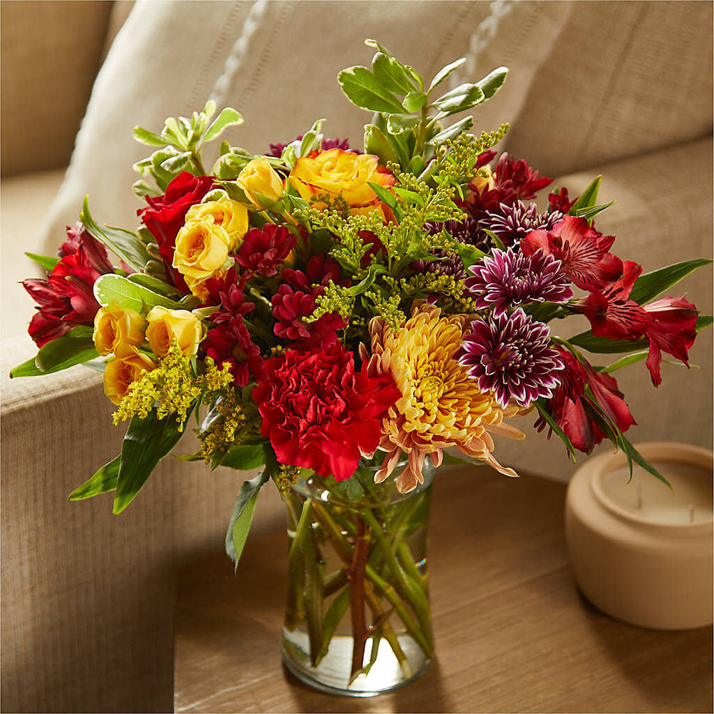 Fall Delight – A Florist Original –  Blooms By Vickrey, Camp Hill PA
