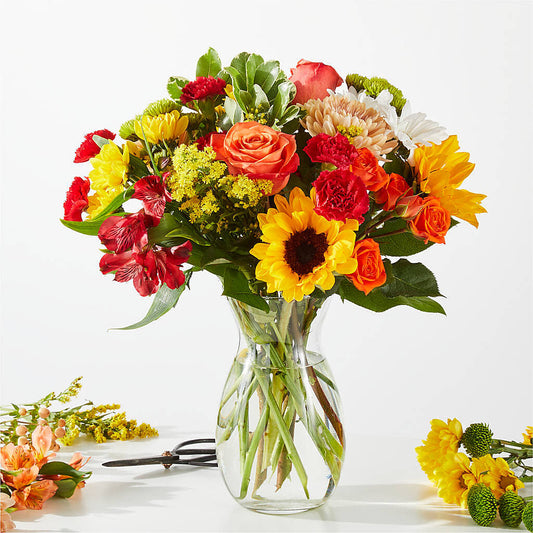 Fall Delight – A Florist Original –  Blooms By Vickrey, Camp Hill PA