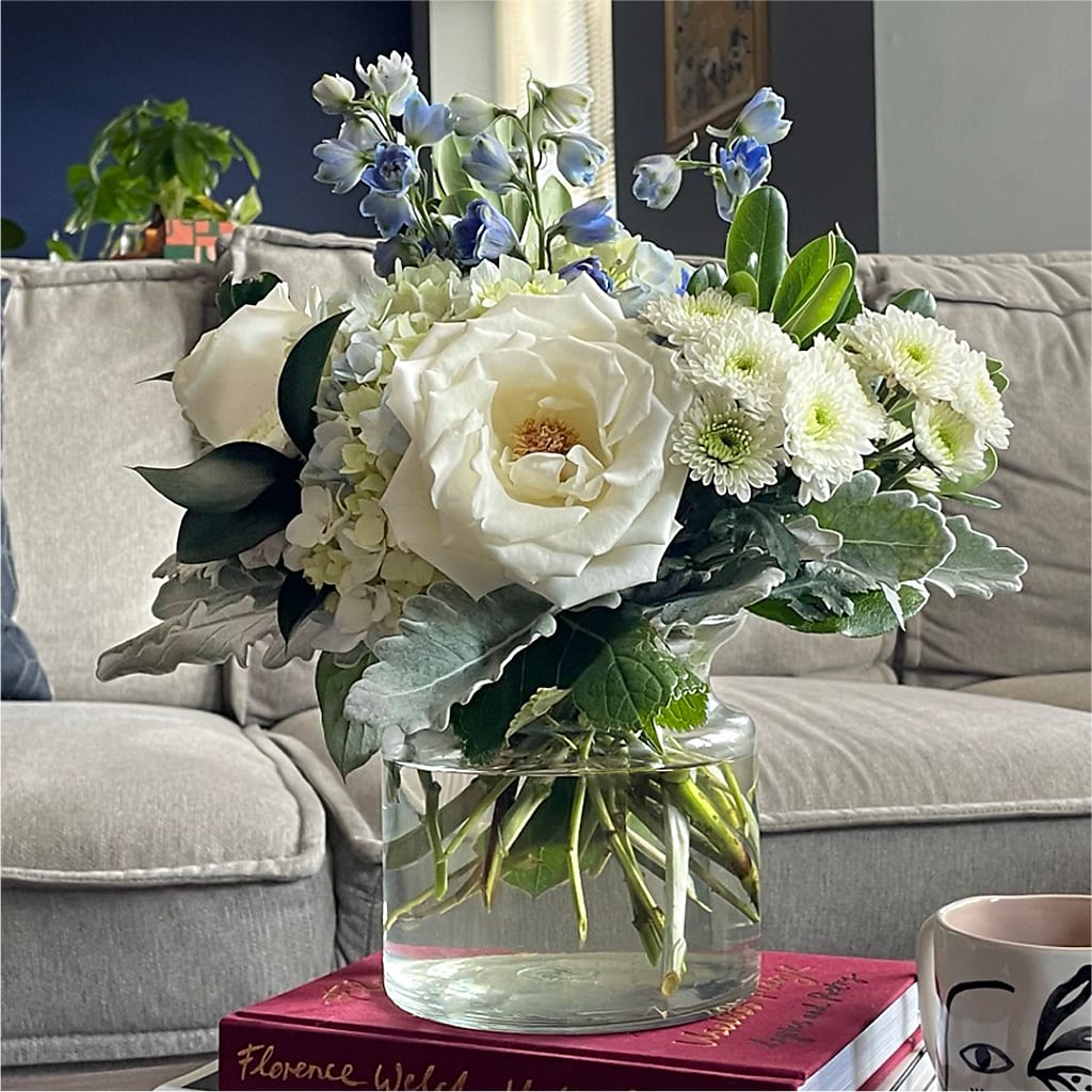 Clear Skies Bouquet –  Blooms By Vickrey, Camp Hill PA