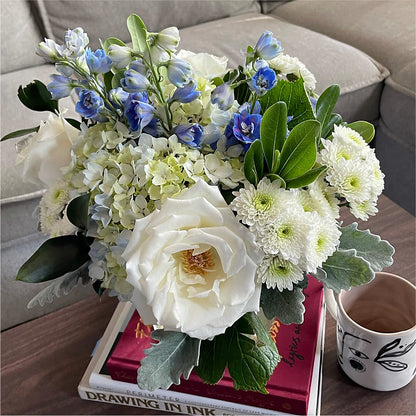Clear Skies Bouquet –  Blooms By Vickrey, Camp Hill PA