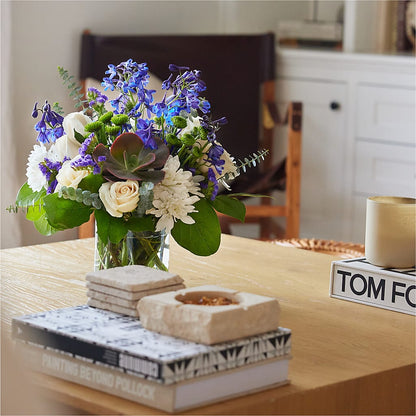 Cerulean Waves Bouquet –  Blooms By Vickrey, Camp Hill PA