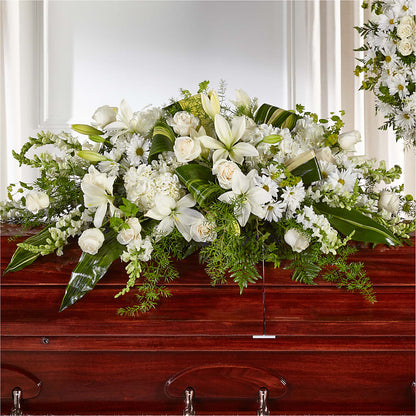 Abundance Casket Spray –  Blooms By Vickrey, Camp Hill PA