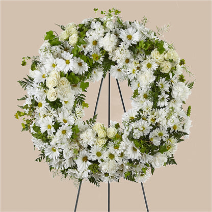 Faithful Wishes Wreath –  Blooms By Vickrey, Camp Hill PA