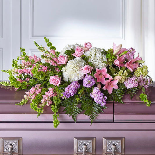 Life's Gratitude Casket Spray –  Blooms By Vickrey, Camp Hill PA