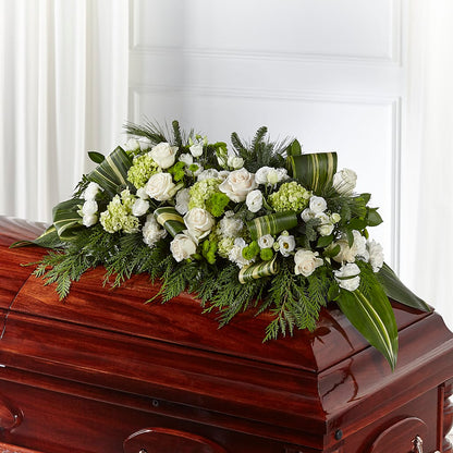 Hopeful Gesture Casket Spray –  Blooms By Vickrey, Camp Hill PA