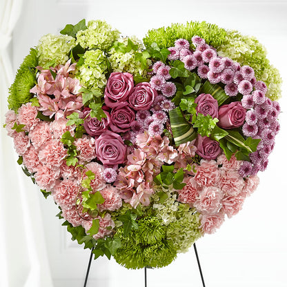 Heartwarming Standing Heart –  Blooms By Vickrey, Camp Hill PA