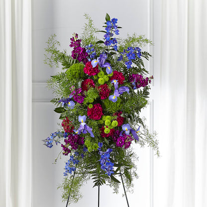 Heavenly Skies Standing Spray –  Blooms By Vickrey, Camp Hill PA