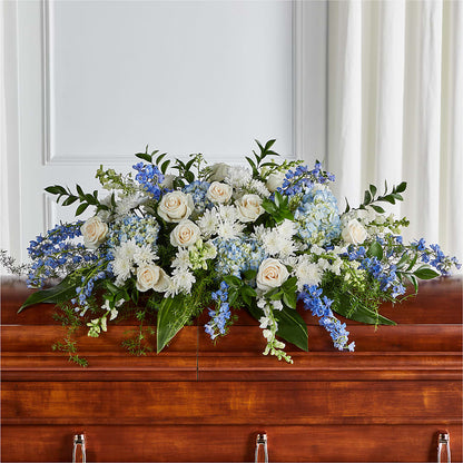 Timeless Essence Casket Spray –  Blooms By Vickrey, Camp Hill PA