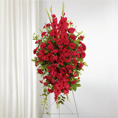 From the Heart Standing Spray –  Blooms By Vickrey, Camp Hill PA