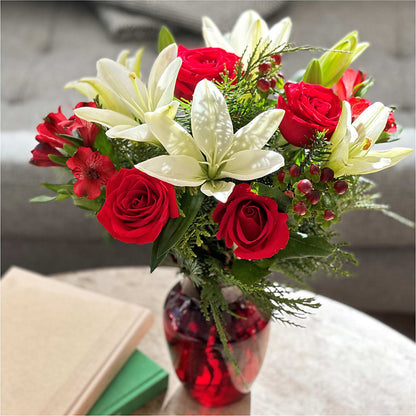 Evergreen Delight Bouquet –  Blooms By Vickrey, Camp Hill PA