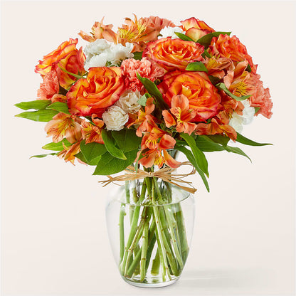 Apricot Glow Bouquet –  Blooms By Vickrey, Camp Hill PA