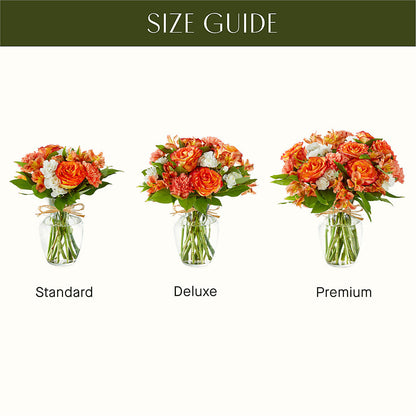 Apricot Glow Bouquet –  Blooms By Vickrey, Camp Hill PA