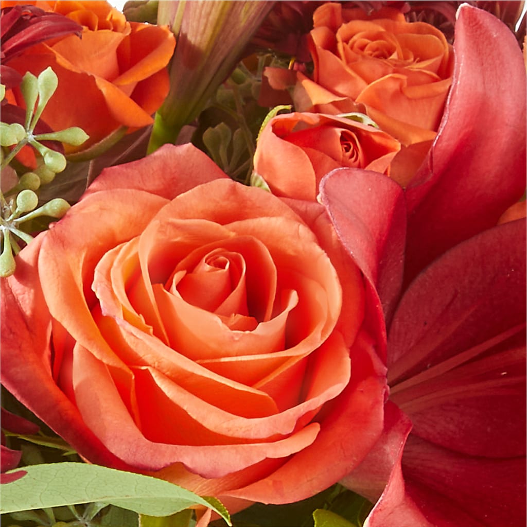 Crimson Leaves Bouquet –  Blooms By Vickrey, Camp Hill PA