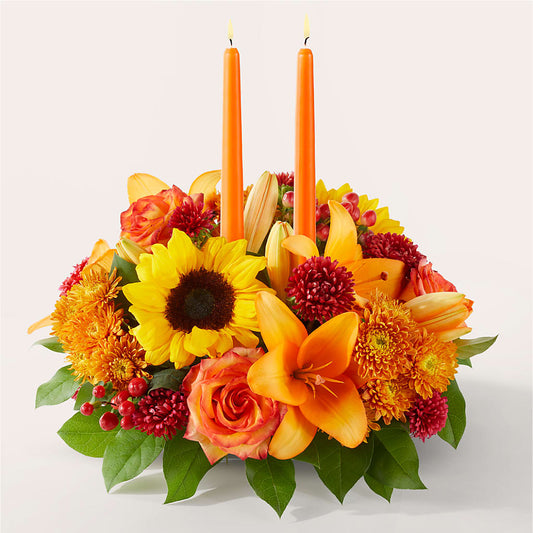Grateful Centerpiece –  Blooms By Vickrey, Camp Hill PA