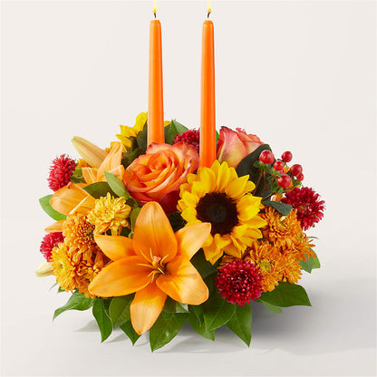 Grateful Centerpiece –  Blooms By Vickrey, Camp Hill PA