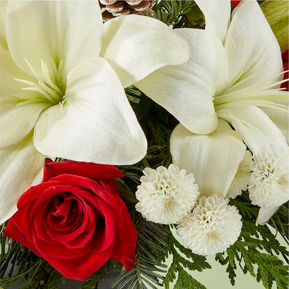 Seasonal Festivities Centerpiece –  Blooms By Vickrey, Camp Hill PA