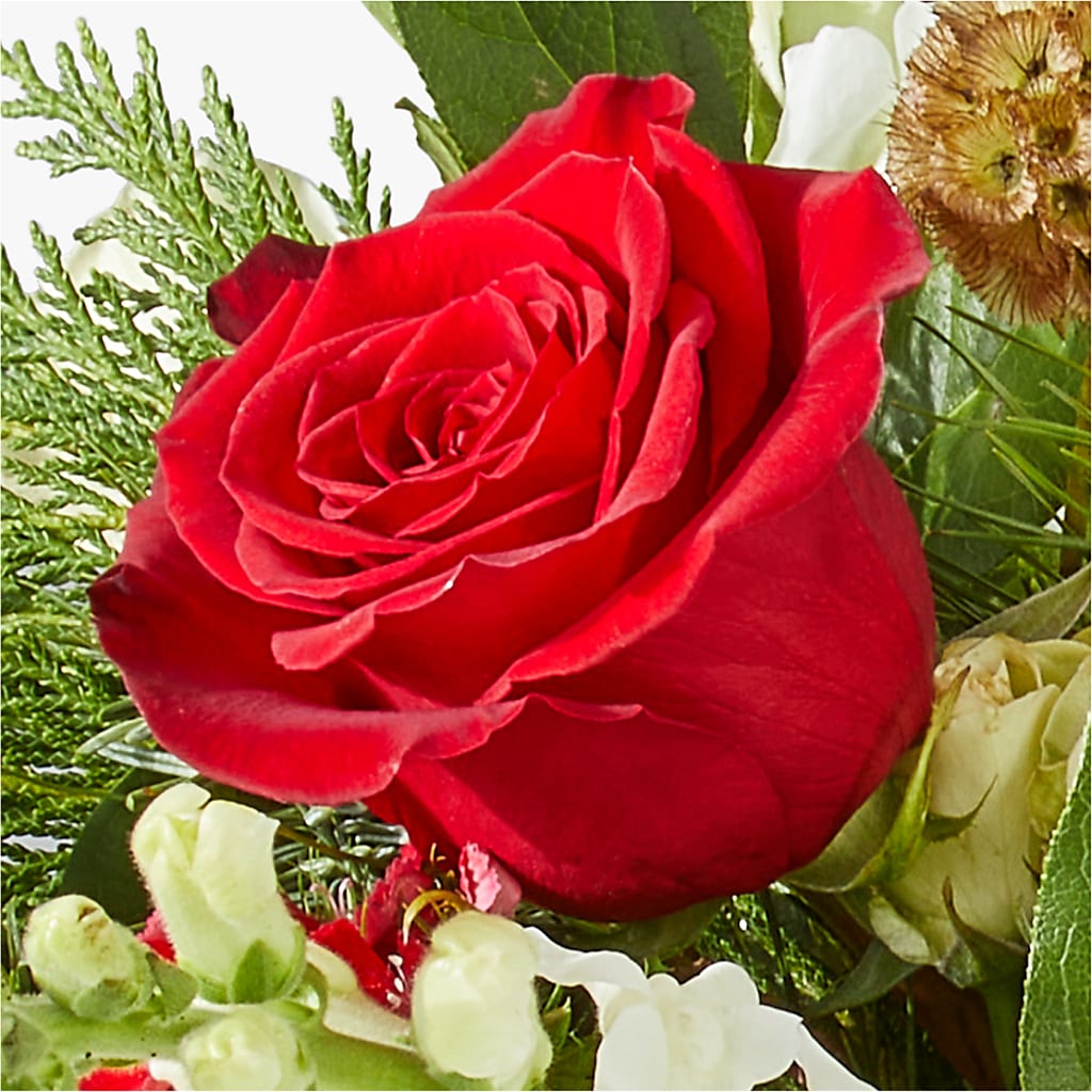 Deck the Halls Bouquet –  Blooms By Vickrey, Camp Hill PA