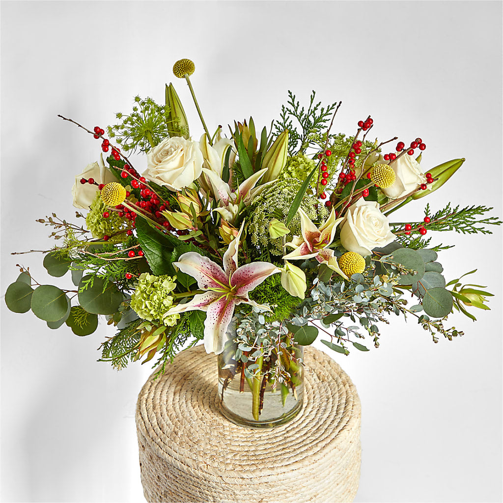 Berry & Bright Bouquet –  Blooms By Vickrey, Camp Hill PA