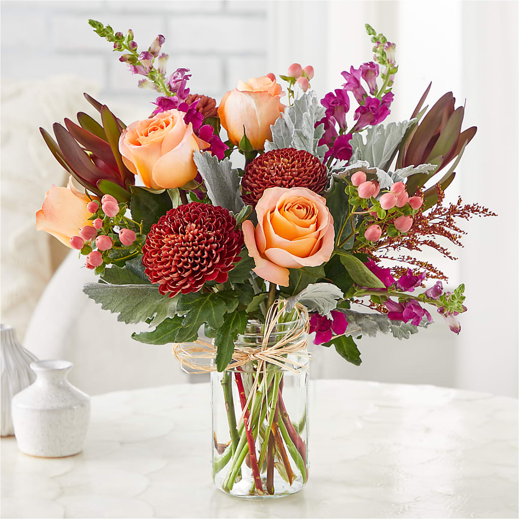 Moody Hues Bouquet –  Blooms By Vickrey, Camp Hill PA