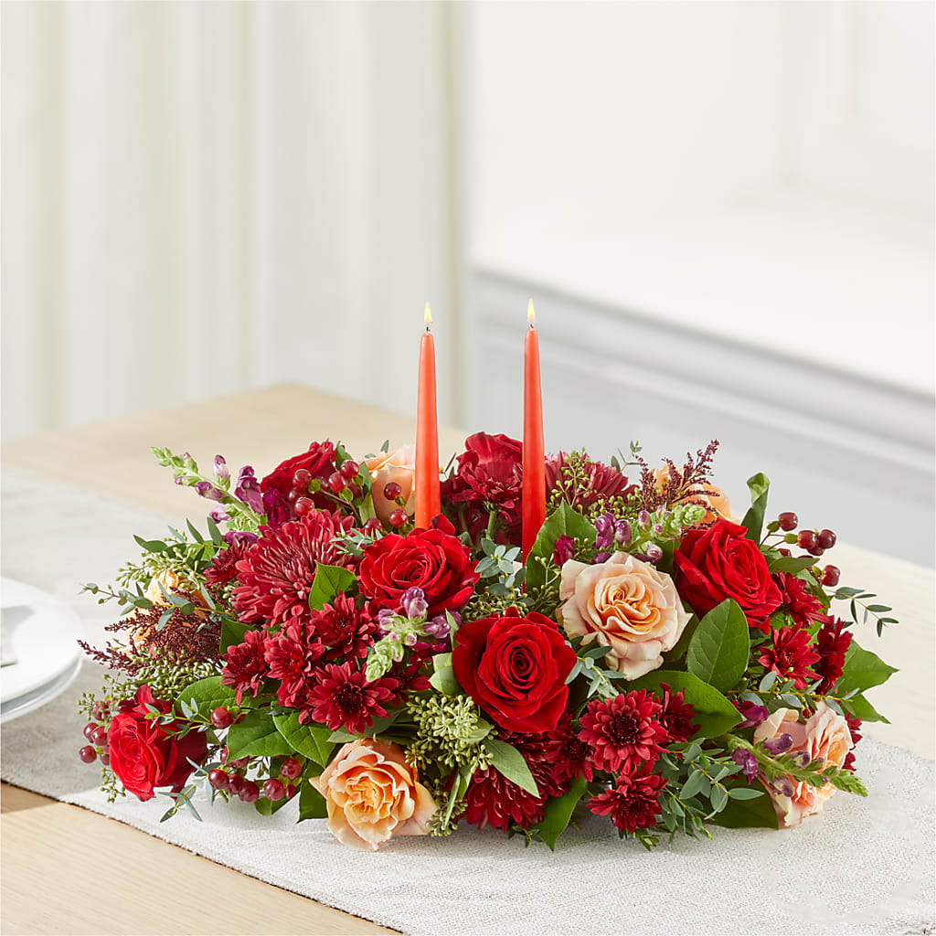 Most Thankful Centerpiece –  Blooms By Vickrey, Camp Hill PA