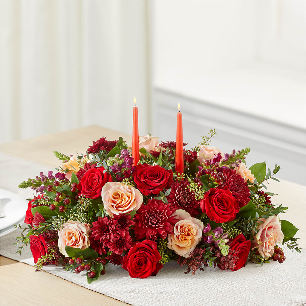 Most Thankful Centerpiece –  Blooms By Vickrey, Camp Hill PA