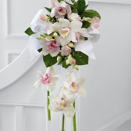 Perfect Entrance Pew Arrangement –  Blooms By Vickrey, Camp Hill PA