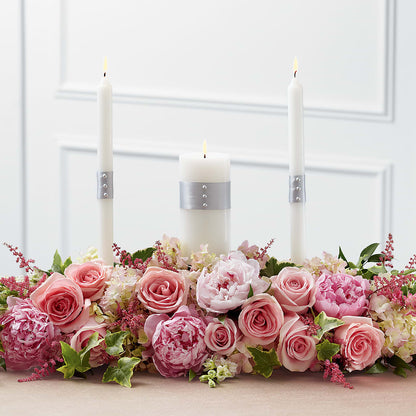 Worldwide Romance Unity Candle Arrangement –  Blooms By Vickrey, Camp Hill PA