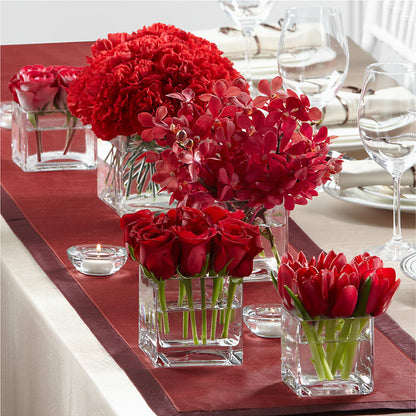 Modern Grace Centerpiece –  Blooms By Vickrey, Camp Hill PA